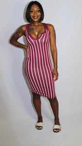 Stripe Split Dress