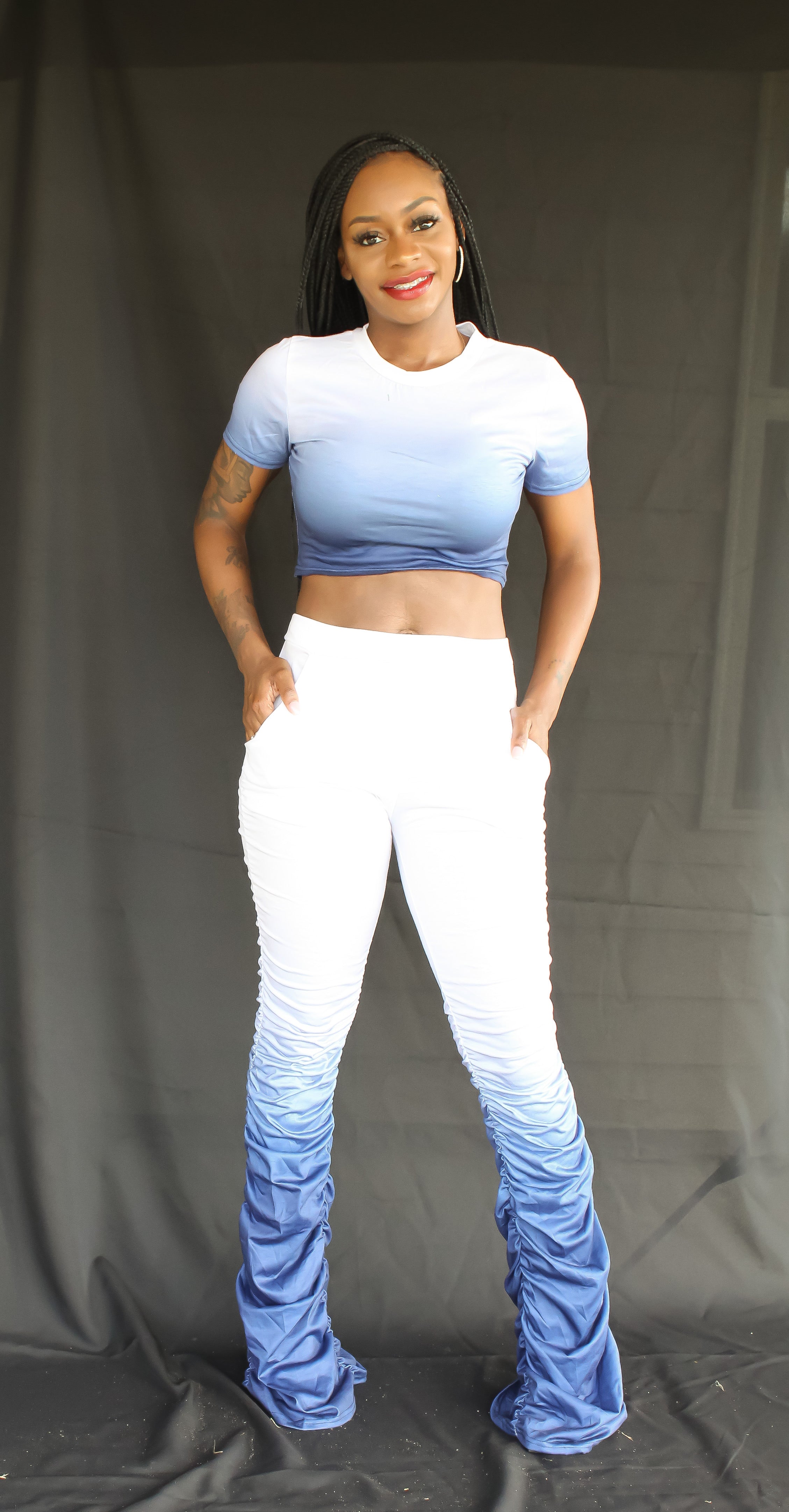 Ombré Stack Pant Set